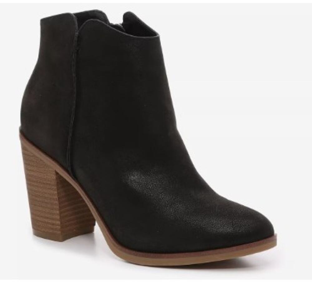 NEW Mia Patton booties black block heeled womens boots size 11